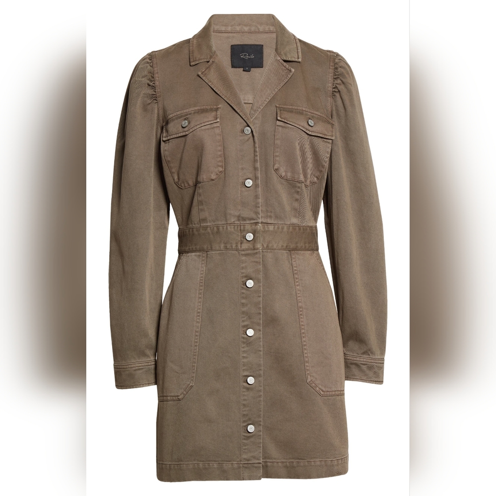 Rails Lisette Denim Mini Shirtdress